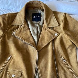 Madewell Suede Motorcycle jacket